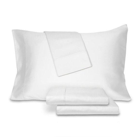 Ultra Lux 100% Cotton 800 Thread Count Luxury Sateen Weave 4 Pc  Sheet Set - Picture 1 of 7